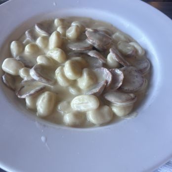 Cafe Jordano - Gnocchi in Cream Sauce with sausage - Italian Near Me - Lakewood, Colorado