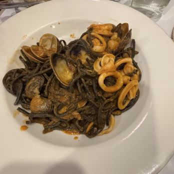 Gio Cucina Napoletana - Black squid ink seafood spaghetti - Italian Near Me - Encino, California