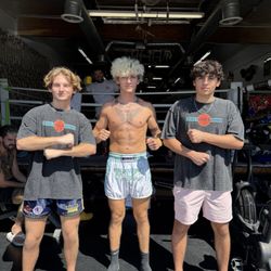 Picture with Cade after training with him. Wearing his AWESOME merch too "Death Before Dishonor"