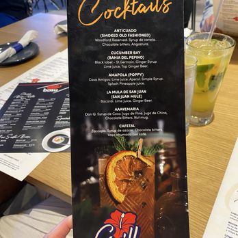 Grillers Puerto Rico - Cocktail menu - Latin American Near Me - Orlando, Florida Grillers Puerto Rico - Cocktail menu - Latin American Near Me - Orlando, Florida
