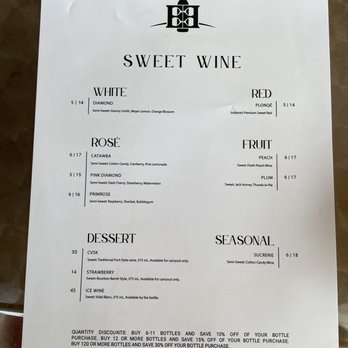 Two EE's Winery - Menu - Wineries Near Me - Huntington, Indiana
