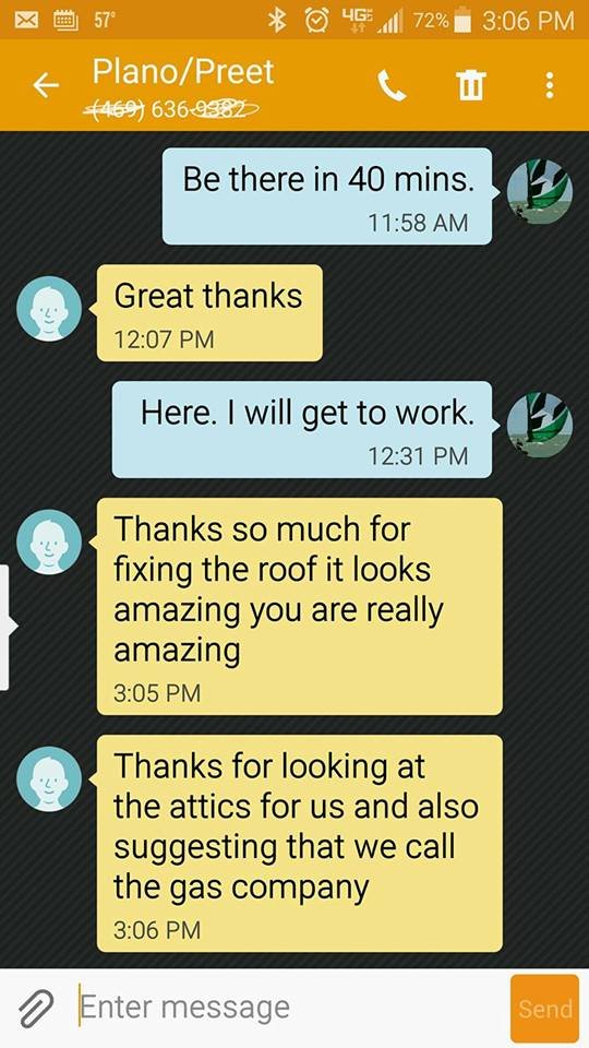 Slide of Roof Repair by Cool My Attic Now