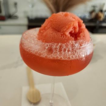 Malachi’s Ice Cream Bar - Watermelon sorbet-mosa - Ice Cream & Frozen Yogurt Near Me - Jacksonville, Florida