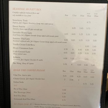 Twin Beans Coffee Company - Seasonal Signatures / Hold the Coffee Please - Coffee & Tea Near Me - Twin Falls, Idaho
