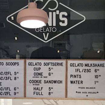 Nani's Gelato - Menu and prices - Ice Cream & Frozen Yogurt Near Me - Toronto, Ontario Nani's Gelato - Menu and prices - Ice Cream & Frozen Yogurt Near Me - Toronto, Ontario