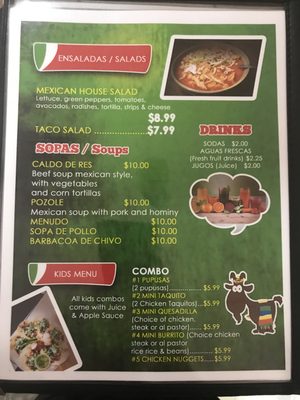 Menu photo 6 El Cabrito Mexican Grill Pasadena, MD