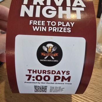 Matrix Bar & Grill - Sports Bars Near Me - Schaumburg, Illinois
