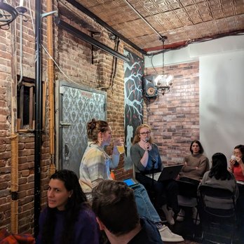 Book Club Bar - The hosts for the evening - Bookstores Near Me - New York, New York