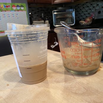 Starbucks - After removing the ice, this is how much coffee I got. - Coffee & Tea Near Me - Carmel, Indiana Starbucks - After removing the ice, this is how much coffee I got. - Coffee & Tea Near Me - Carmel, Indiana