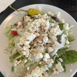 Sambino's European Bistro - Greek salad. Big!