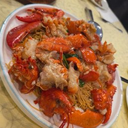 Thursday's special. Double lobsters with added noodle Thursday's special. Double lobsters with added noodle