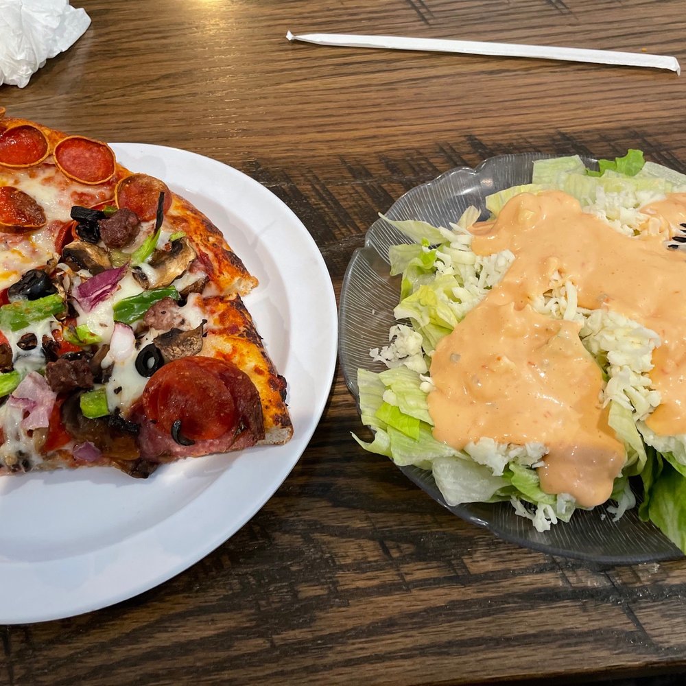 Mountain Mike's Pizza - Pizza and salad= perfect combo - Pizza Near Me - Elk Grove, California Mountain Mike's Pizza - Pizza and salad= perfect combo - Pizza Near Me - Elk Grove, California