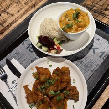 Track 15 - Little Chaska: Cauliflower 65 & Veg Korma - Bars Near Me - Providence, Rhode Island