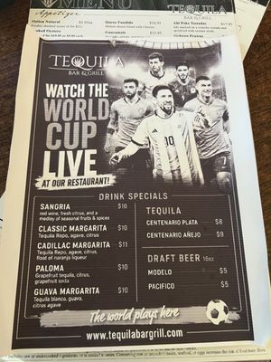 Menu photo 1 Tequila Bar & Grill San Leandro, CA