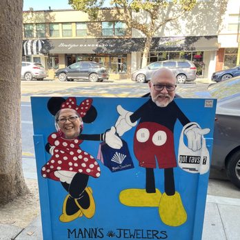 Mann's Jewelers - Minnie and Mickey for 35 years anniversary! - Jewelry Near Me - San Jose, California Mann's Jewelers - Minnie and Mickey for 35 years anniversary! - Jewelry Near Me - San Jose, California