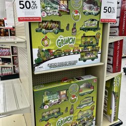 Hobby Lobby - Grinch train set for Christmas
