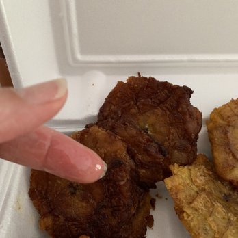 Heber's Cuban Café - Extremely oily soggy Green Plantains - Cuban Near Me - Apopka, Florida Heber's Cuban Café - Extremely oily soggy Green Plantains - Cuban Near Me - Apopka, Florida