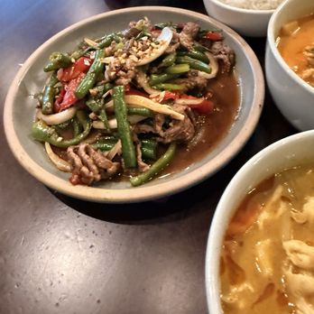 Thai Town - ST1. Basil Stir Fry (Pad Kra Prow) - Thai Near Me - Sugar Land, Texas Thai Town - ST1. Basil Stir Fry (Pad Kra Prow) - Thai Near Me - Sugar Land, Texas