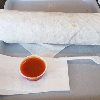 Deiberto's Mexican Restaurant - Super burrito gas 3 meats, cheese, egg & fries & is Super big! 2/3 meals! - Mexican Near Me - Oceanside, California