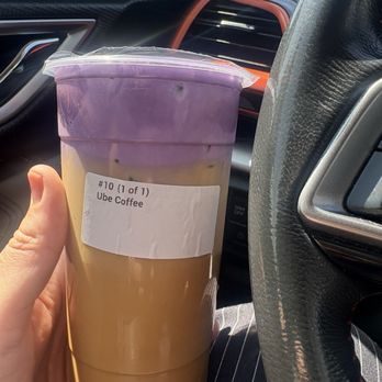 ICED t-house - Ube coffee - Bubble Tea Near Me - Highland, California