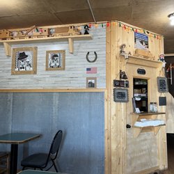 Hungry Mexican Taco Shop - Inside seating and window where you order.