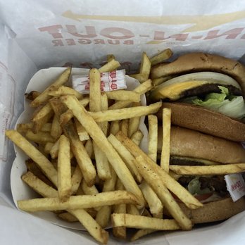 In-N-Out Burger - Inside the bag. - Burgers Near Me - Panorama City, California