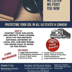 TVC Pro-Driver - Legal services for your CDL is the best way to go