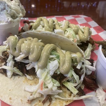 Smokin' This and That BBQ - Brisket and pulled beef rib tacos. - Barbeque Near Me - Florence, Kentucky Smokin' This and That BBQ - Brisket and pulled beef rib tacos. - Barbeque Near Me - Florence, Kentucky