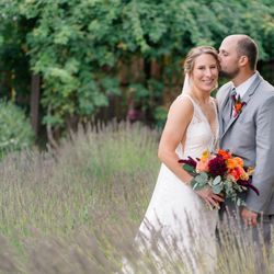 Vanessa Montano Photography - Romantic couple portrait captured during a Napa Valley wedding, photographed naturally among the greenery.