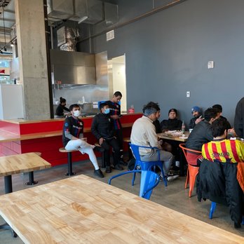 206 Burger - Local soccer team enjoying lunch at 206 burger - Burgers Near Me - Seattle, Washington
