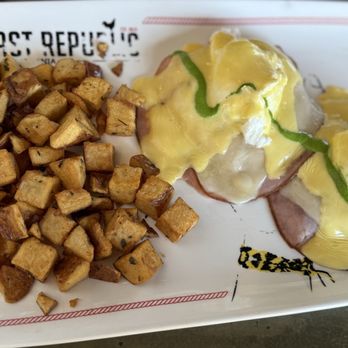 Breakfast Republic - Bennedicts Cluck Madame Benedict - Breakfast & Brunch Near Me - Long Beach, California Breakfast Republic - Bennedicts Cluck Madame Benedict - Breakfast & Brunch Near Me - Long Beach, California