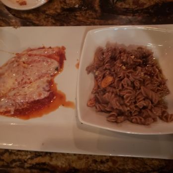 Agliolio - Grilled chicken parm with whole wheat pasta - Italian Near Me - Boynton Beach, Florida
