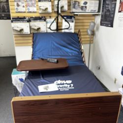 Everything Medical - Overbed table, hospital bed