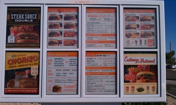 Menu photo 3 Whataburger Phoenix, AZ