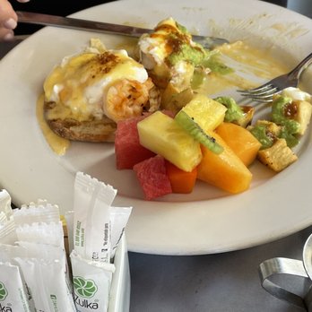 Tierra Viva - Eggs Benedict shrimp and queso! Delicious - Mexican Near Me - Sayulita, NAY Tierra Viva - Eggs Benedict shrimp and queso! Delicious - Mexican Near Me - Sayulita, NAY