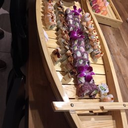 They keep the sushi coming! They keep the sushi coming!