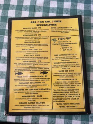 Menu photo 1 Cocina Caliente Oak Creek, WI Menu photo 1 Cocina Caliente Oak Creek, WI