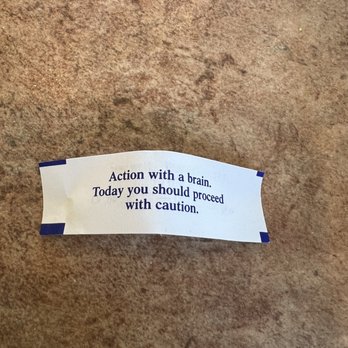 Veggie Lee - The first fortune cookie in along time that was spot on! - Vegan Near Me - Hayward, California