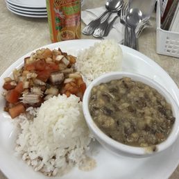 2 choice combo with Thelma special and mongo beans