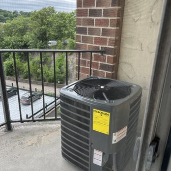 McIver Hvac - New condenser on balcony - Heating & Air Conditioning/HVAC Near Me