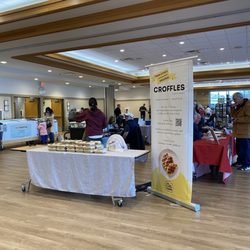 Eagan Community Center - Community room with vendor market going on
