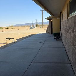 Exterior outside entrance of Wiley's Well Rest Area - Blythe, California Exterior outside entrance of Wiley's Well Rest Area - Blythe, California
