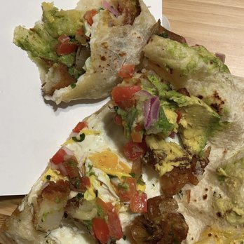 Coffee Commissary - Brisket burrito, sans-brisket. - Coffee & Tea Near Me - Burbank, California
