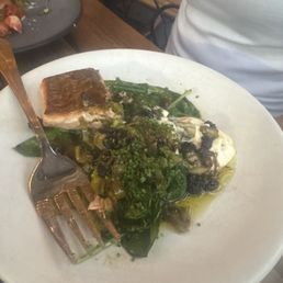 Salmon with Greens