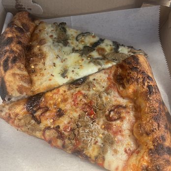 Flora Pizzeria - Sausage & mushroom slice - Pizza Near Me - Washington, DC, District of Columbia