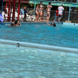 Brown's Swimming Pool - Swimmers at Browns.