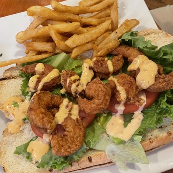 Madigan's Waterfront - Shrimp Po'boy - Seafood Near Me - Occoquan, Virginia