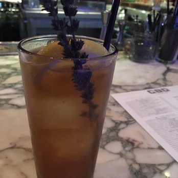 CBD Provisions - Tea Thyme cocktail - Brasseries Near Me - Dallas, Texas CBD Provisions - Tea Thyme cocktail - Brasseries Near Me - Dallas, Texas
