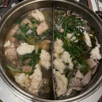 Landmark Hotpot House - 胡椒豬肚湯底加墨魚滑 - Chinese Near Me - Vancouver, British Columbia