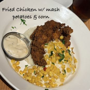 BJ's Restaurant & Brewhouse - Ok it's either burnt or burn the chicken. I can't believe that they over cooked this. Not happy at all. - American Near Me - Tracy, California